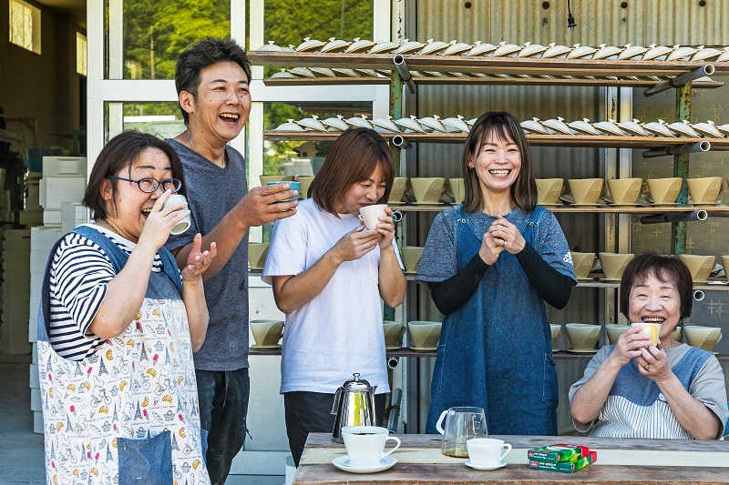 メリタ 波佐見焼コーヒーフィルター　ドリッパー 「コーヒーを淹れる」が、みんなの「うれしい」に。